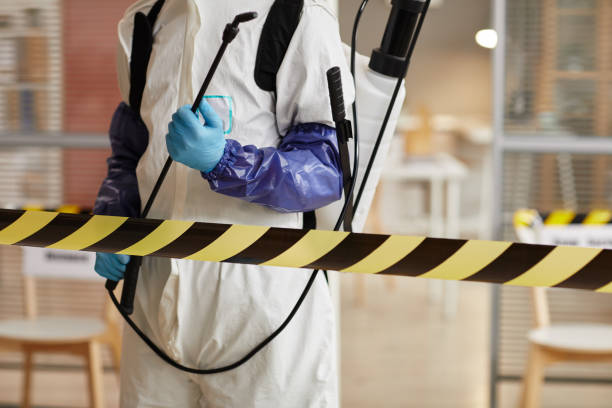 Professional Biohazard Cleanup technician working in Turin, GA